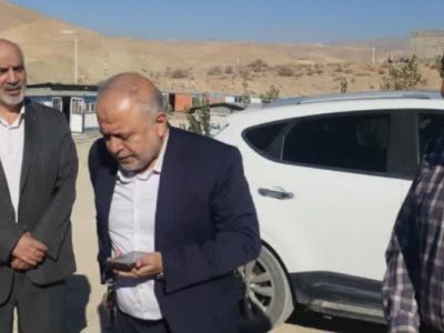 بازدید سرزده نماینده مجلس از محل احداث تصفیه‌خانه فاضلاب شهرهای رودهن و بومهن/ اظهار نارضایتی از روند کند احداث تصفیه‌خانه+تصاویر