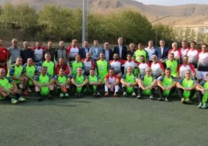 تساوی تیم‌های فوتبال پیشکسوتان دماوند و تهران+تصاویر