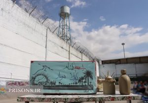 تشییع پیکر شهید گمنام در ندامتگاه دماوند