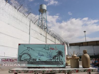 تشییع پیکر شهید گمنام در ندامتگاه دماوند