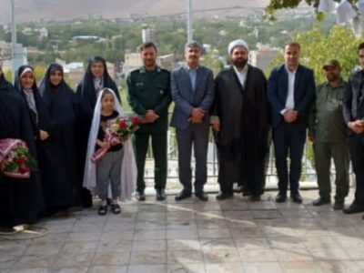 دیدار مسئولان با خانواده‌های معظم شهیدان «عباس پیری» و «اردلان معنوی» از شهدای اهل تسنن +تصاویر