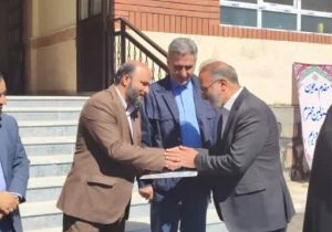 آیین نکوداشت خیر مدرسهساز و بهرهبرداری از مدرسه برکت زنده یاد صدوقی در روستای گرمابسرد+تصاویر