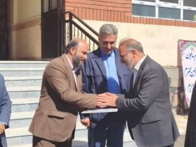 آیین نکوداشت خیر مدرسهساز و بهرهبرداری از مدرسه برکت زنده یاد صدوقی در روستای گرمابسرد+تصاویر