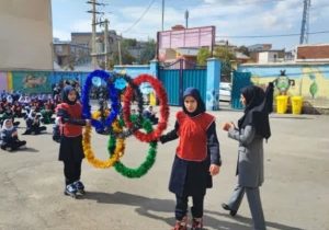 فیلم| المپیاد ورزشی در مدرسه حضرت زهرا (س) روستای وادان