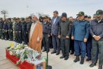 بدرقه باشکوه و وداع با پیکر شهید «سجادشهبازی» مأمور یگان امداد پلیس دماوند+تصاویر