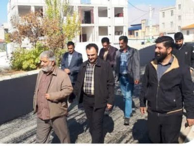 اجرای پروژه روکش آسفالت در روستای وادان+تصاویر