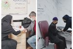 اجرای پویش ملی غربالگری دیابت و فشارخون بالا در بیمارستان حضرت فاطمه (س) دماوند