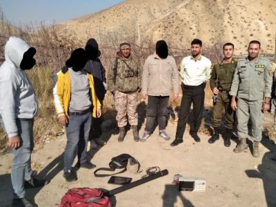 دستگیری ۴ نفر حفار غیرمجاز در ارتفاعات دره ناهی و گردنه زرد دماوند