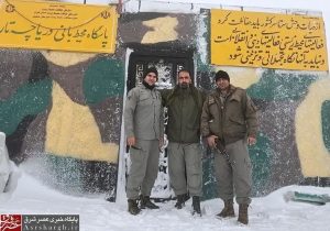 لحظات دلهرهآور محیطبانان در ارتفاعات برفی دریاچه تار دماوند