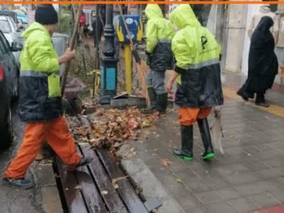 کاهش آبگرفتگی معابر در شهر دماوند/ همکاری شهروندان مشکلات را کاهش میدهد+ تصاویر