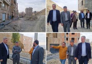 بازدید مسئولان از کوچه احسان ۴ منطقه مهک دماوند/ زیرسازی و آسفالت پس از اصلاح تأسیسات دستگاه‌های خدمات‌رسان اجرایی می‌شود