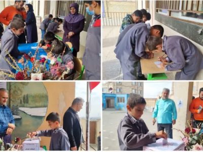 تمرین دموکراسی در مدارس دماوند+ تصاویر