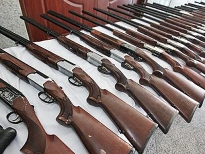 کشف ۱۰۹ قبضه سلاح شکاری در دماوند + تصاویر