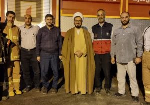 بازدید امام جمعه شهرستان دماوند از ایستگاه آتش نشانی منطقه مشا شهر دماوند + تصاویر