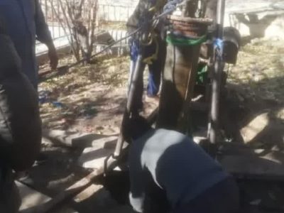 توقیف ادوات حفاری و پر کردن یک حلقه چاه عمیق غیرمجاز در منطقه آبسرد + تصاویر