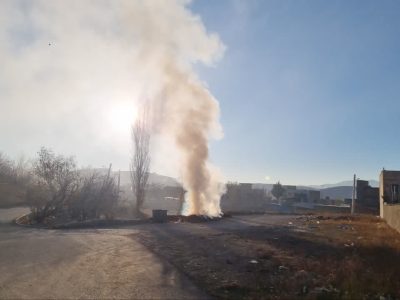 برگسوزی؛ تهدیدی برای هوای دماوند/ با متخلفان برخورد قانونی میشود