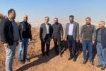 بازدید مسئولان از پروژه دکل همراه اول در روستای دوآب+ تصاویر