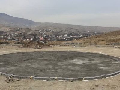 آغاز عملیات اجرایی احداث پد بالگرد امدادی در شهر کیلان + تصاویر