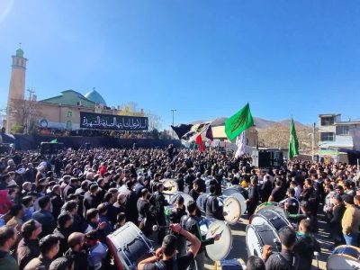 اشک ماتم دماوندی‌ها در سوگ شهادت دختر پیامبر (ص)/ دماوند غرق در ماتم بی‌بی دو عالم شد+ تصاویر