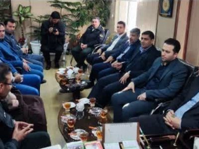 دیدار رئیس شورای تامین شهرستان با فرمانده انتظامی دماوند +تصاویر