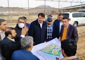 بازدید وزیر راه از پروژه تأمین زمین برای مسکن ملی زمین در دماوند+ تصاویر