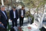 ادای احترام مسئولان به شهیده حادثه هواپیمای اوکراینی در دماوند+ تصاویر