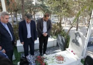 ادای احترام مسئولان به شهیده حادثه هواپیمای اوکراینی در دماوند+ تصاویر