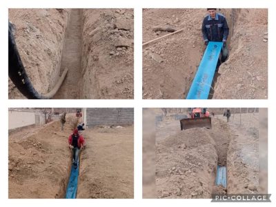 ۱۸۰۰ متر از شبکه فرسوده توزیع آب محدوده آبرسانی شهر کیلان در حال اصلاح و بازسازی است