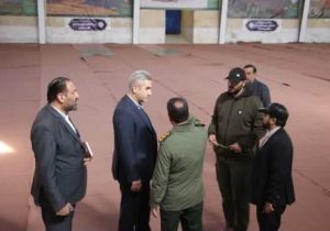 بازدید مسئولان از روند آمادهسازی محل استقبال رئیس جمهور در دماوند+ تصاویر