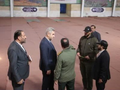 بازدید مسئولان از روند آمادهسازی محل استقبال رئیس جمهور در دماوند+ تصاویر