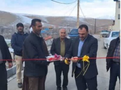 بهره برداری از پروژه های عمرانی در دو روستای زان و لومان+ تصاویر