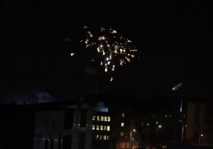 نورباران آسمان شهر دماوند در شب ۲۲ بهمن+ تصاویر