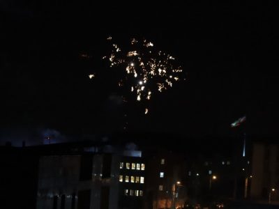 نورباران آسمان شهر دماوند در شب ۲۲ بهمن+ تصاویر