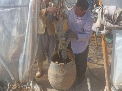 توقیف ادوات حفاری یک حلقه چاه عمیق غیرمجاز در منطقه جابان