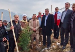 برگزاری آیین روز درختکاری با شعار «هر ایرانی، یک نهال» در شهر دماوند+ تصاویر