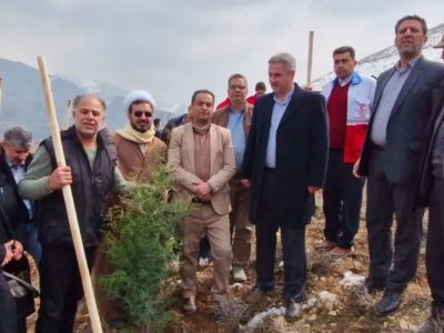 برگزاری آیین روز درختکاری با شعار «هر ایرانی، یک نهال» در شهر دماوند+ تصاویر