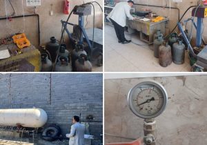 تعطیلی یک تاسیسات غیرمجاز سیلندر پرکنی در دماوند