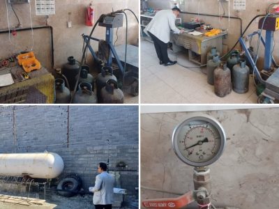 تعطیلی یک تاسیسات غیرمجاز سیلندر پرکنی در دماوند