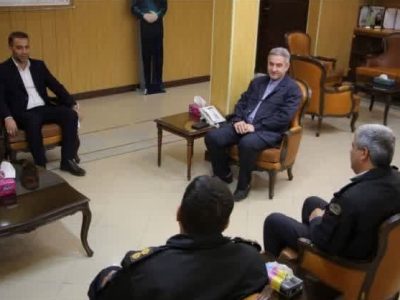 دیدار نوروزی فرماندهان پلیس راه و راهوار با فرماندار شهرستان دماوند/ افزایش ۱۹ درصدی تردد مسافران نوروزی در محور های هراز و فیروزکوه