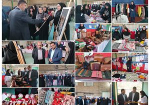 افتتاح نمایشگاه مجموع آثار و تولیدات هنرجویان هنرستانهای دماوند+ تصاویر