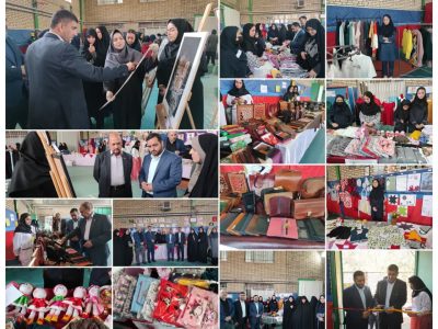 افتتاح نمایشگاه مجموع آثار و تولیدات هنرجویان هنرستان‌های دماوند+ تصاویر