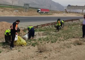 ورودی‌های شهر دماوند پاکسازی شد+ تصاویر