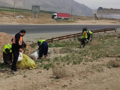 ورودیهای شهر دماوند پاکسازی شد+ تصاویر