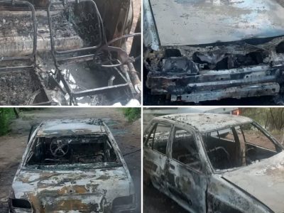 حریق یک دستگاه خودروی پراید در حوالی روستای در کالدشت پایین دماوند+ تصاویر