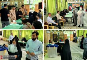 حماسه حضور مردم شهرستان دماوند در انتخابات ریاست جمهوری+ تصاویر