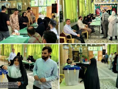 حماسه حضور مردم شهرستان دماوند در انتخابات ریاست جمهوری+ تصاویر