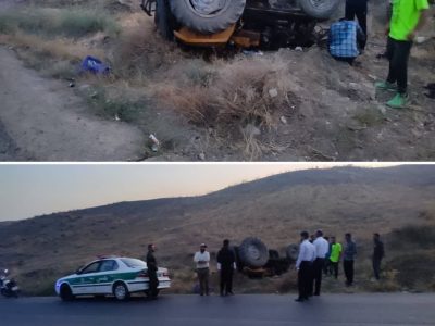 بی‌احتیاطی راننده تراکتور در رودهن حادثه آفرید/ اورژانس با ۳۰ دقیقه تاخیر رسید