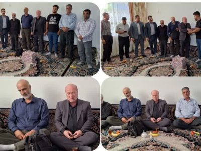 تجلیل از خانواده آزاده سرافراز توسط مدیریت شهری آبسرد