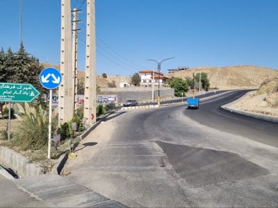 اجرای عملیات روکش آسفالت فاز نهایی احداث بلوار یادگار امام در منطقه گیلاوند