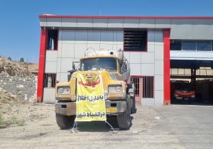 توقیف یک میکسر به دلیل تخلیه غیرمجاز بتن در دماوند/ شهرداری بهطور جدی با متخلفان برخورد میکند